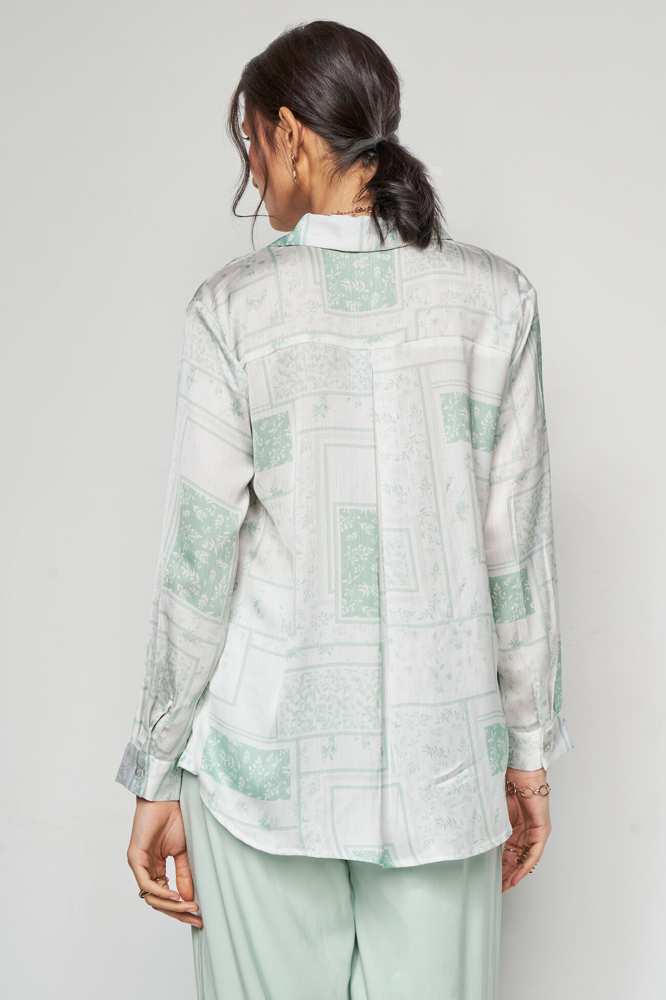 Sage Green To Be Shirt Top, Sage Green, image 5